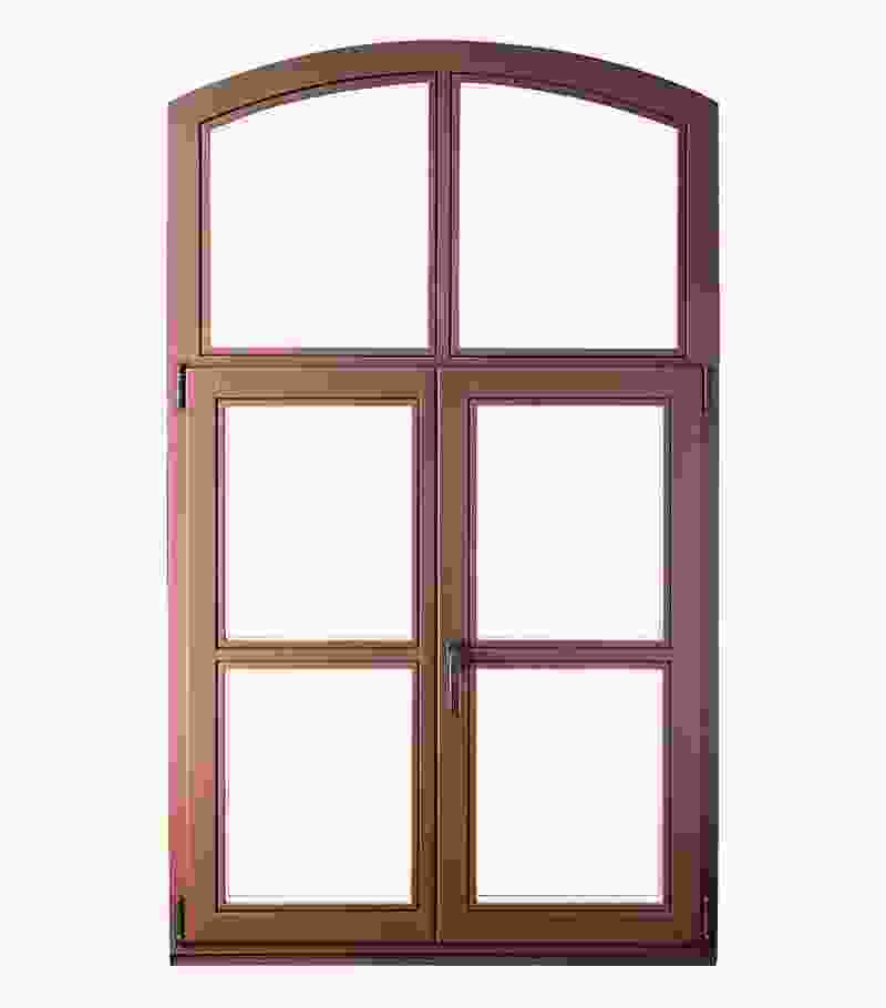 Curved Wood Window